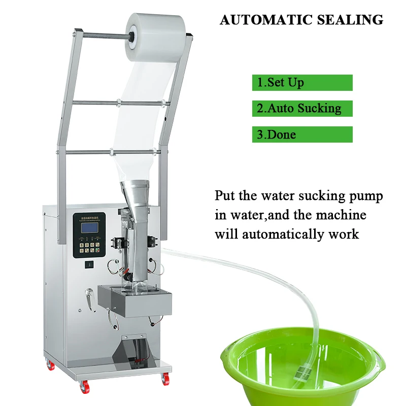 Automatic Ice Pop Water Popsicle Filling Packaging Machine Stick bag Jelly Pouch Ice lolly Cream Candy Liquid Packing Machine