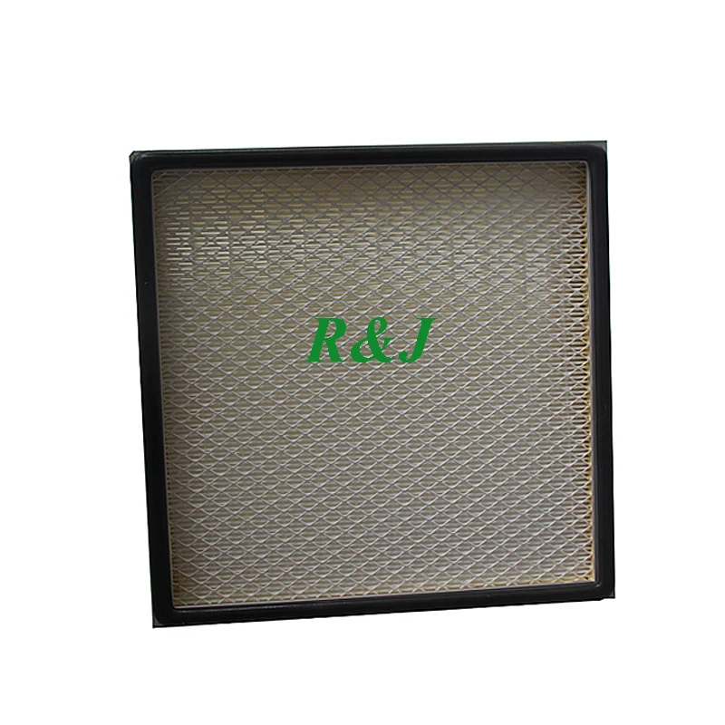 Galvanized frame air panel hepa filter H13