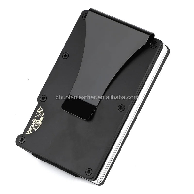 2022 Rfid Metal Bank Credit Card Holder Men Minimalist mini Wallets Slim Thin Tactical Business ID Cardholder Case Purse