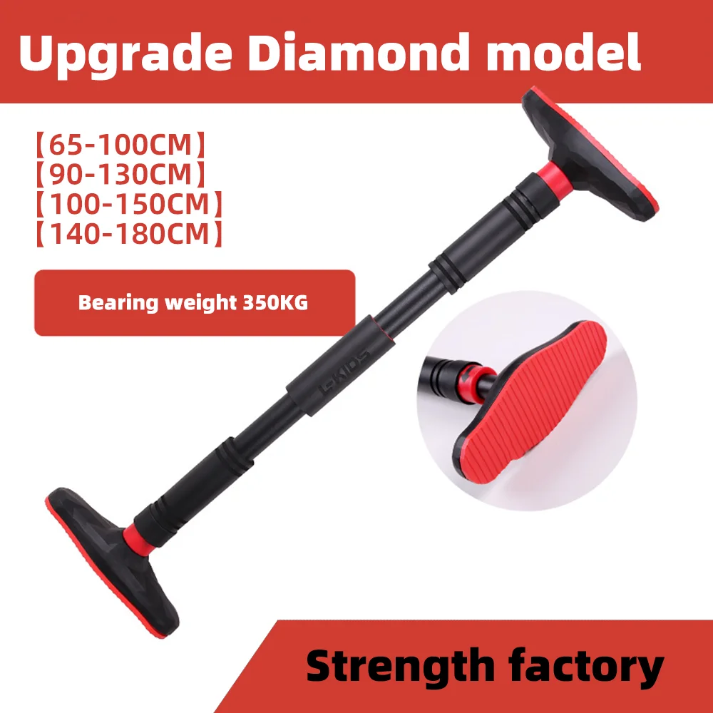 Horizontal bar on door, pull-up device in household room, no drilling on wall door, door frame suspender, sports equipment