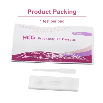 Baby Check Hcg Pregnancy Test Cassette Medical Sensitive Pregnancy Test Devices One Step Pregnancy Test Cassette