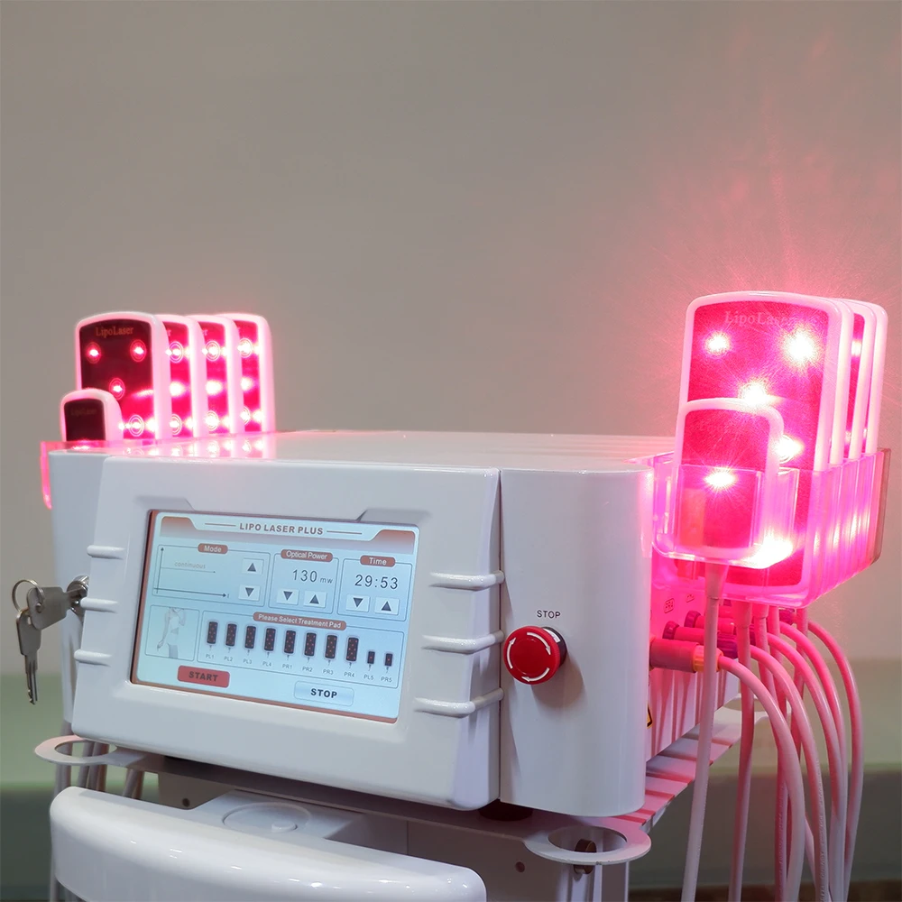 Japanese Mitsubishi imported 650nm diode laser light weight loss 4d lipo laser slim machine sessions for sale