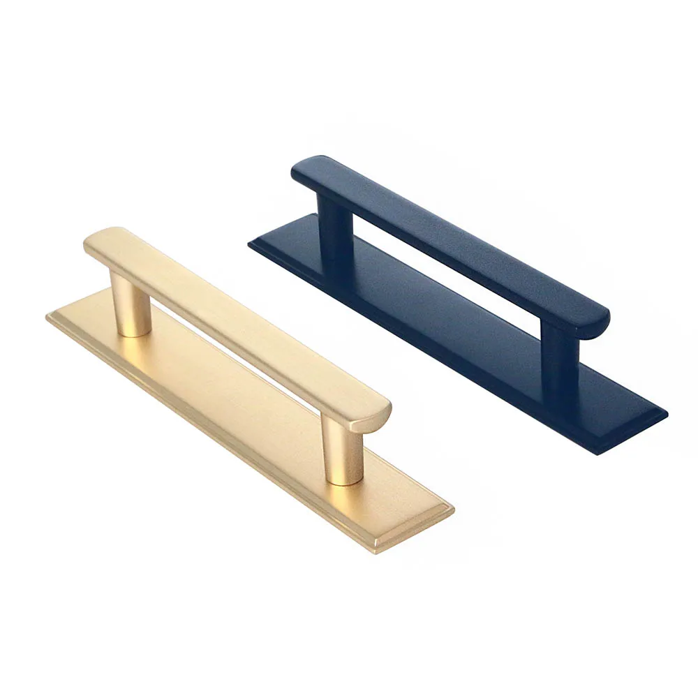 good quality modern cabinet kitchen furniture handle Cupboard Knobs & Pulls On Backplate