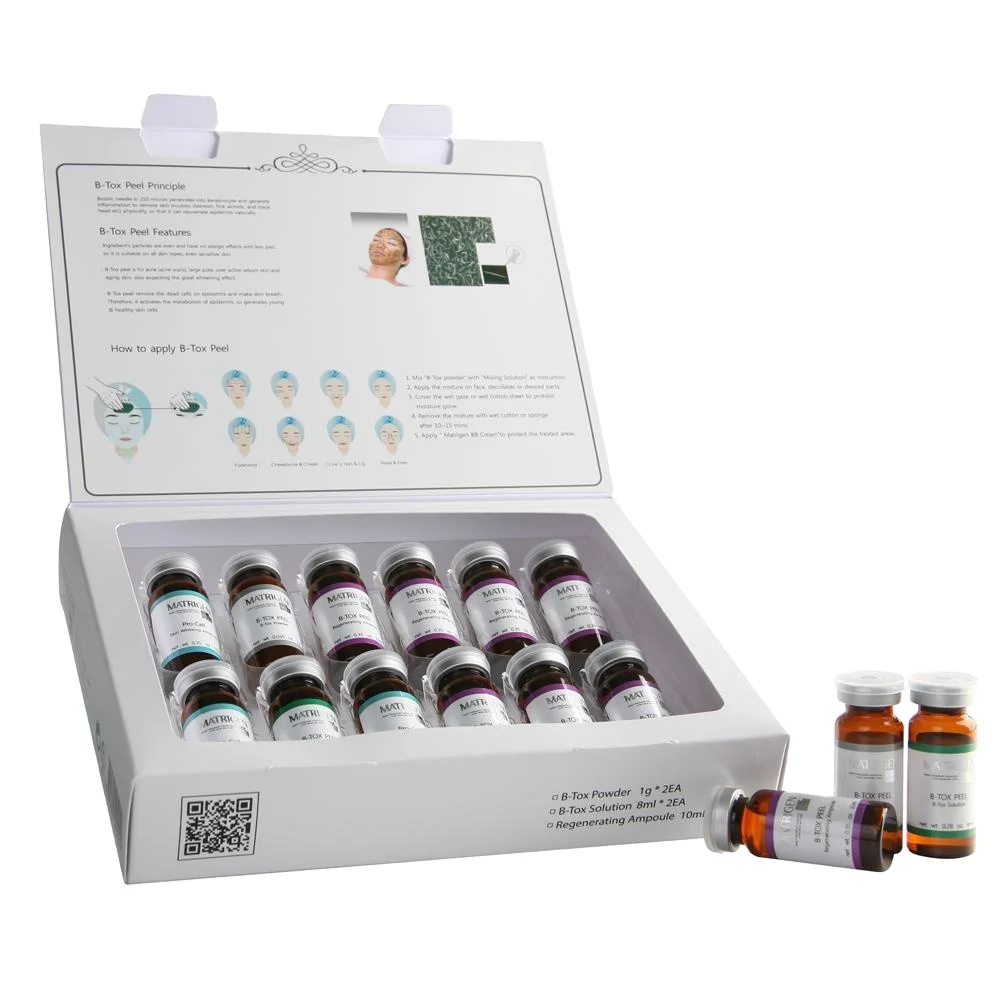 Professional Korean aesthetic MATRIGEN B-tox Peel Basic Ampoule set daily skin care serum Korean cosmetic made in korea