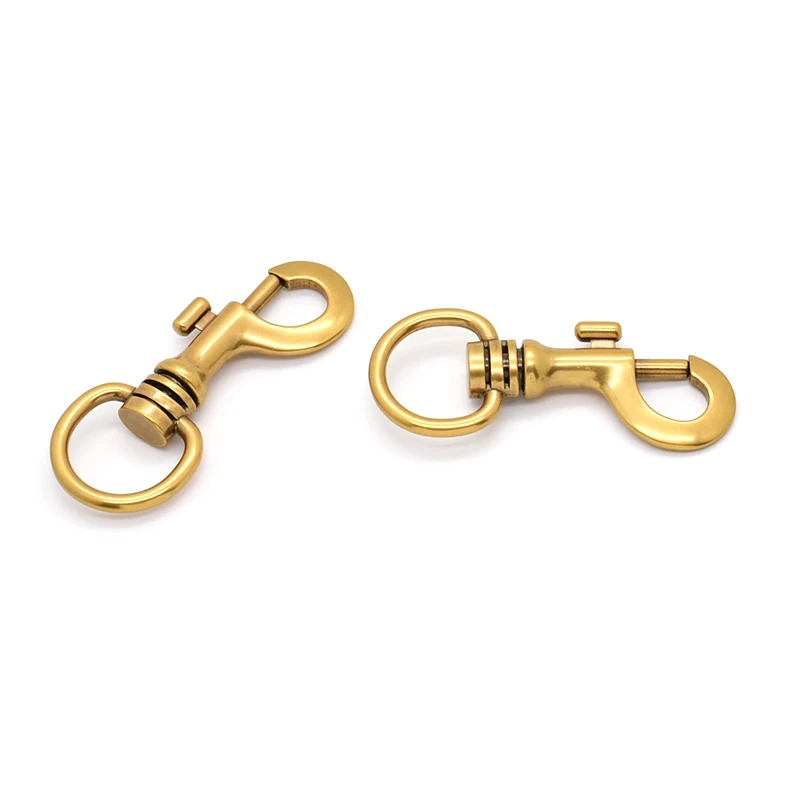 High Quality Leather Accessories Old Gold Metal Swivel Snap  Hook for bag