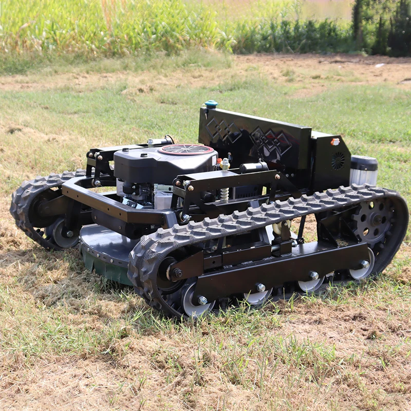 Free Shipping zero turn lawn mower electric AI remoter control 4 wheel mower For Use Lawn Mower With Track
