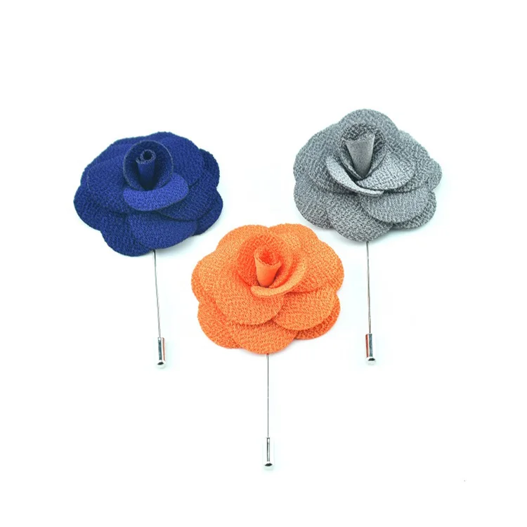 Designer Brooches And Pins Fashion Groom Boutonniere Mens Lapel Pin Custom