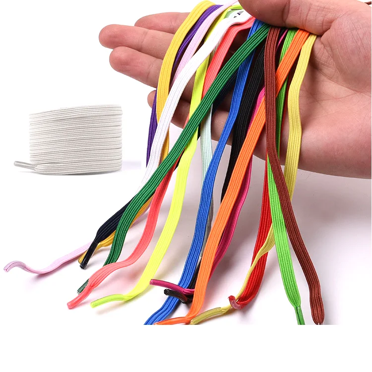 Новые эластичные шнурки для кроссовок, шнурки для женщин, мужчин, детей, шнурки для обуви