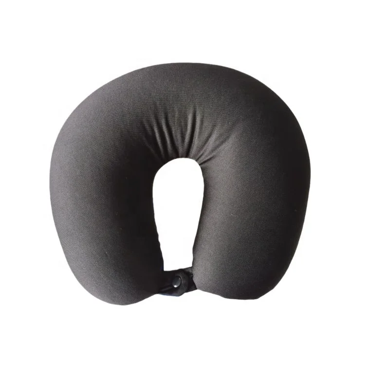 Custom Fashion U Shaped Microbeads Neck Pillow Airplane Travel Neck Pillow