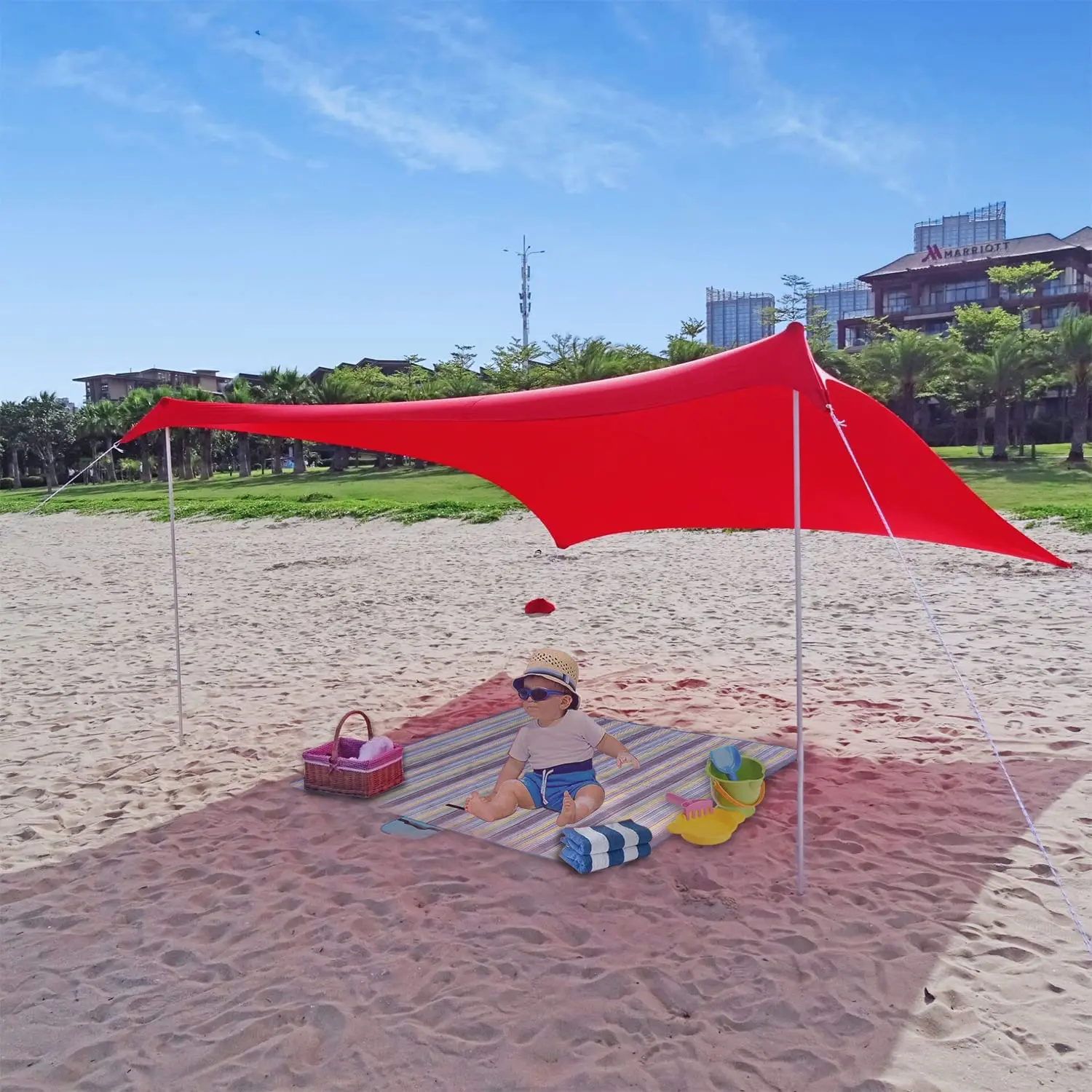 Outdoor sun shelter beach shade canopy tent easy build beach tent beach tent sun shelter shade