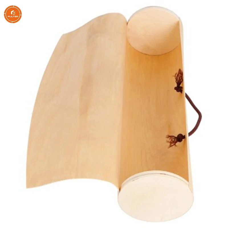 Luxury Mini Round  Macaron Nuts Dry Fruits Candy Gift Wooden Round Birch Wood Veneer Box