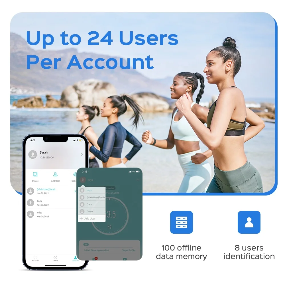 Digital Smart Weight BMI Scales Body Analysis scale Weighing Body Fat Weight Scale