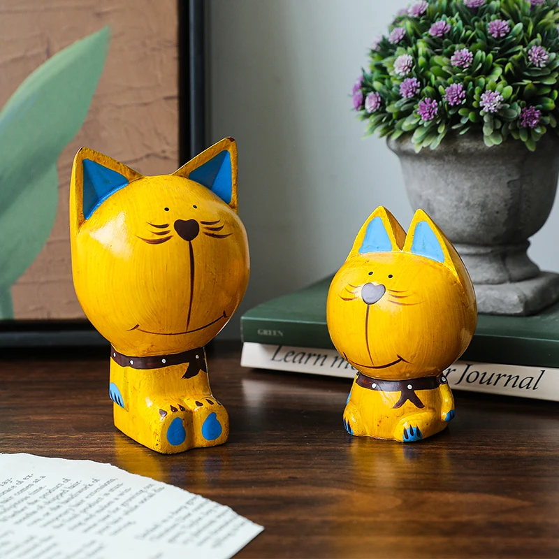 Nordic Inspired Garfield Wooden Decor - Brighten Your Living and Dining Spaces with Cute Cartoon Charm