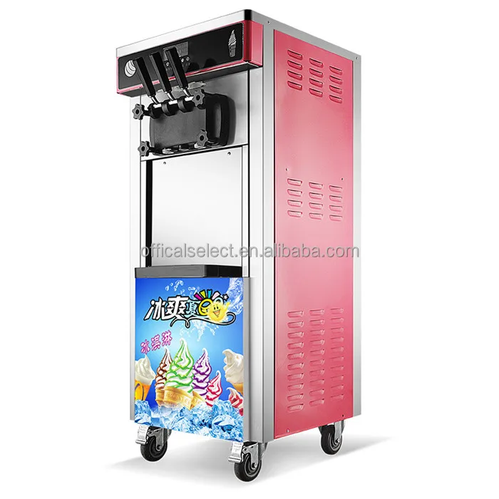 Commercial 3 Flavor Soft Ice Cream Machine For Sale