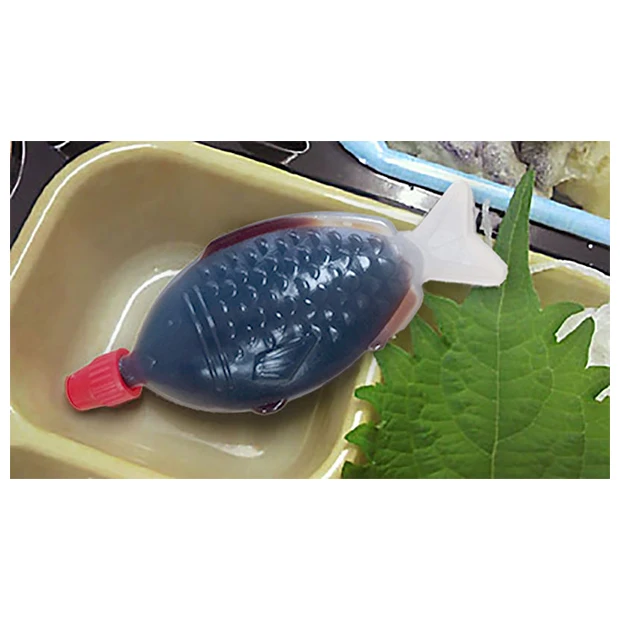Fish-shaped wholesale easy use light sweet soy sauce for sushi