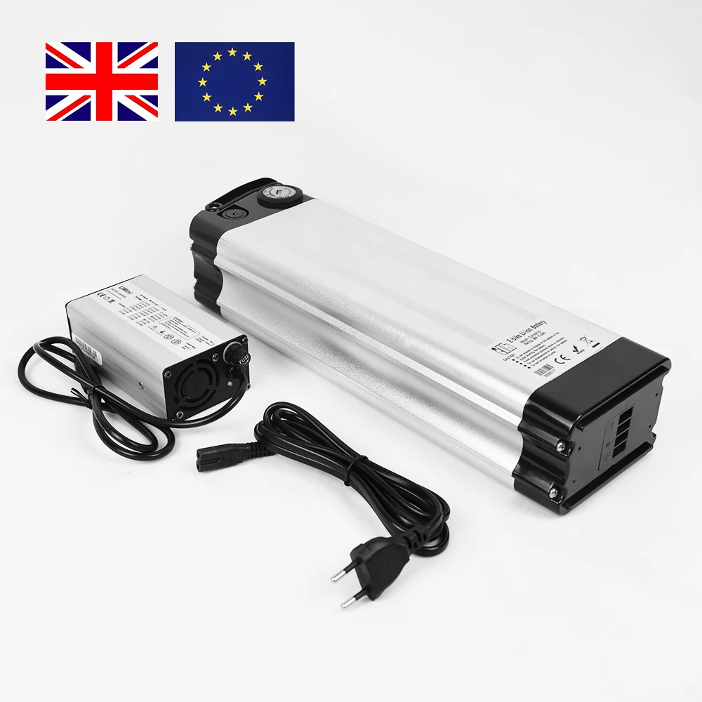 UK EU STOCK Silver fish 15.6Ah Ebike lithium ion batteries 36v 10ah
