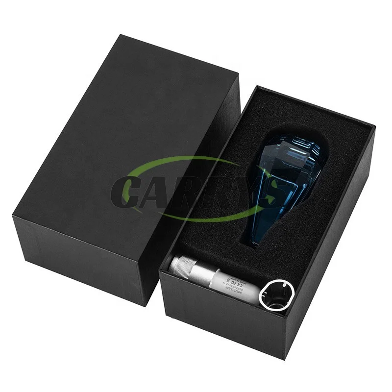 Custom Logo Automatic Crystal Gear Shift Knob Universal LED Gear Knobs For Toyota Mazda Hyundai Lexus