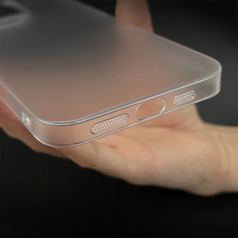 OEM ODM Manufacturer Ultra Thin PC Hard Phone Case Matte Surface for IPhone 12 13 14 15 Pro max Models Transparent Case