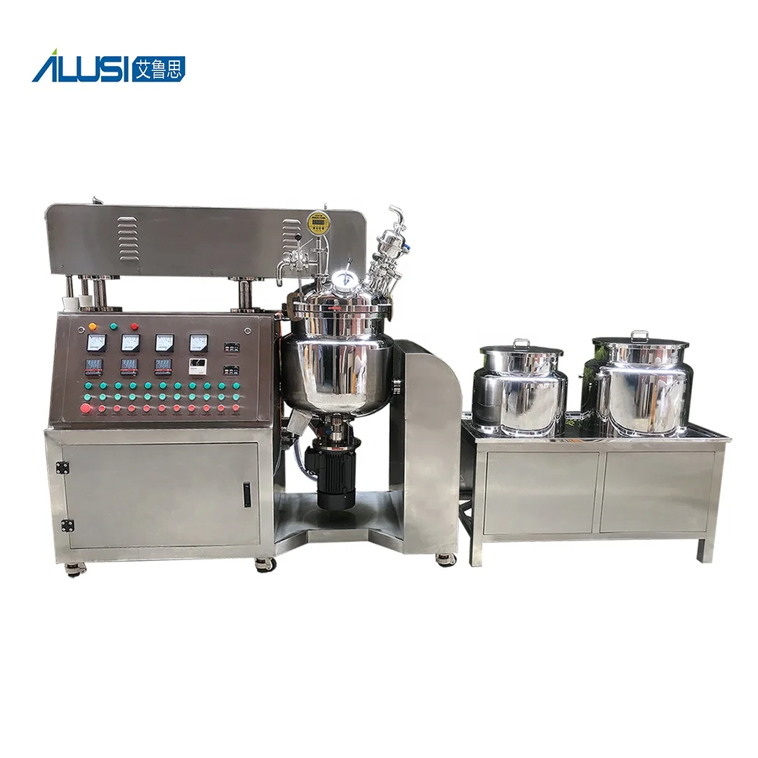 Vacuum Defoaming Mixing Machine, Stainless Steel Vacuum Homogenizer Cream Mixer, Stable Cosmetic Homogenizer