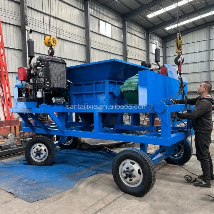 Solid Waste Shredder Can Be Customized Scrap Metal Blade Sharp Double Shaft Shredder