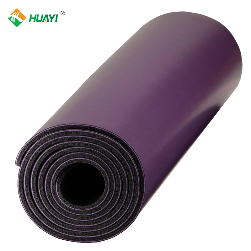 Wholesale manufacture Natural rubber Pu Yoga mats non-slip Eco-friendly fitness  mat