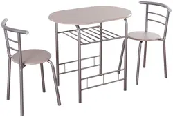 Набор кухонных деревянных обеденных столов для бистро с металлической рамой и круглыми стульями, оптовая продажа
