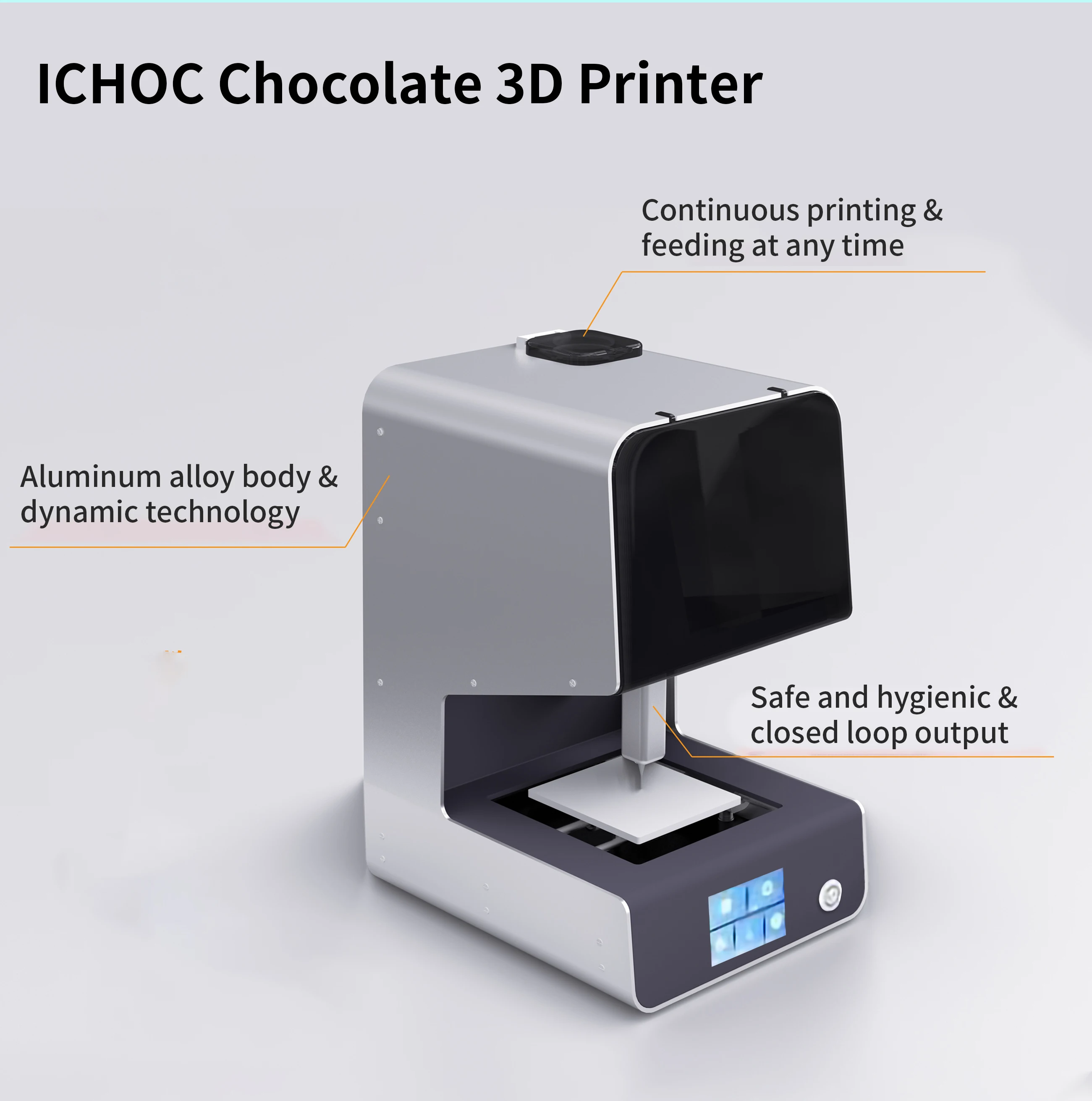 2022 factory Impresora 3d food liquid DIY chocolate Smart electronics Kitchen Appliance  making machine printer