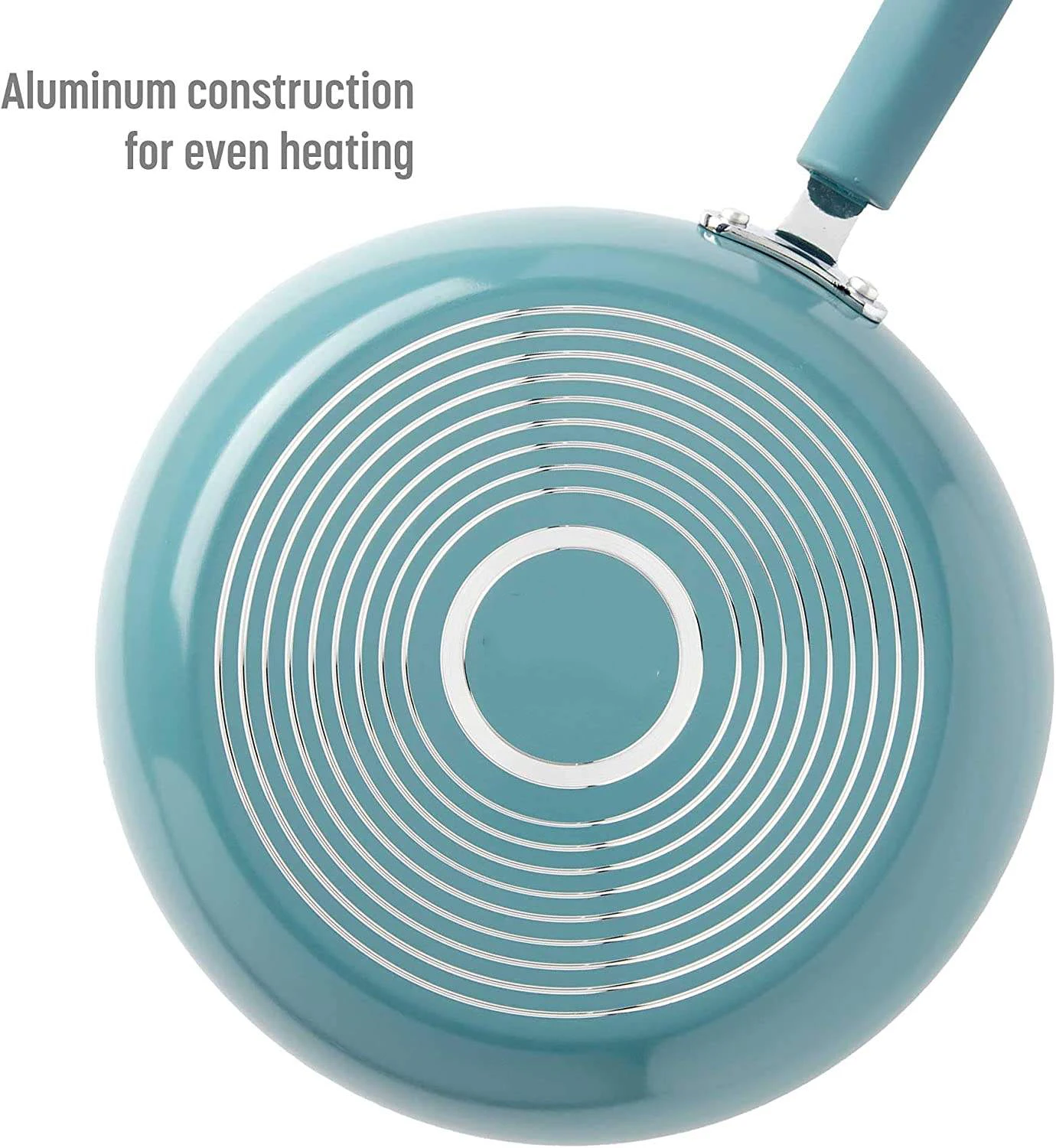 best selling High Quality Cookware Set with Premium Non-Stick Coating, Dishwasher Safe Pots and Pans, 12-Piece, Turquoise