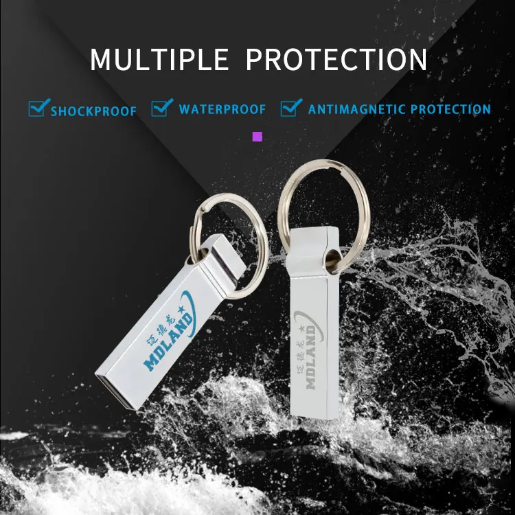 Custom Logo Tiny pendrive 4gb 8gb 16gb 32gb 64gb Metal pen drive USb key u disk flash memory stick cle Usb Flash Drive