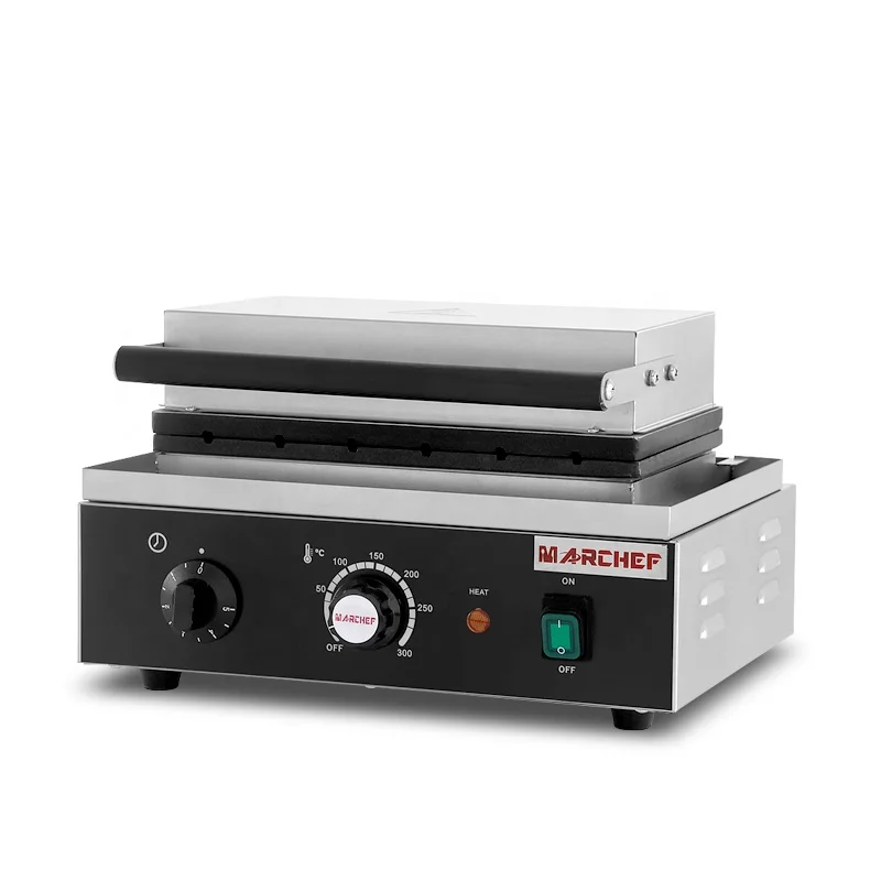 Commercial Kitchen snack Equipment Non Stick Commercial Hot Dog Waffle Maker