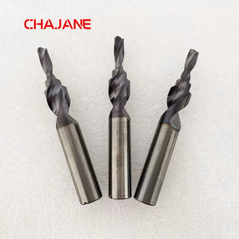 90 Degree Colorful Step Drill CNC Cutting Tool HRC55 2 Flute Wood Drill Bits Carbide Cutting nano step drill