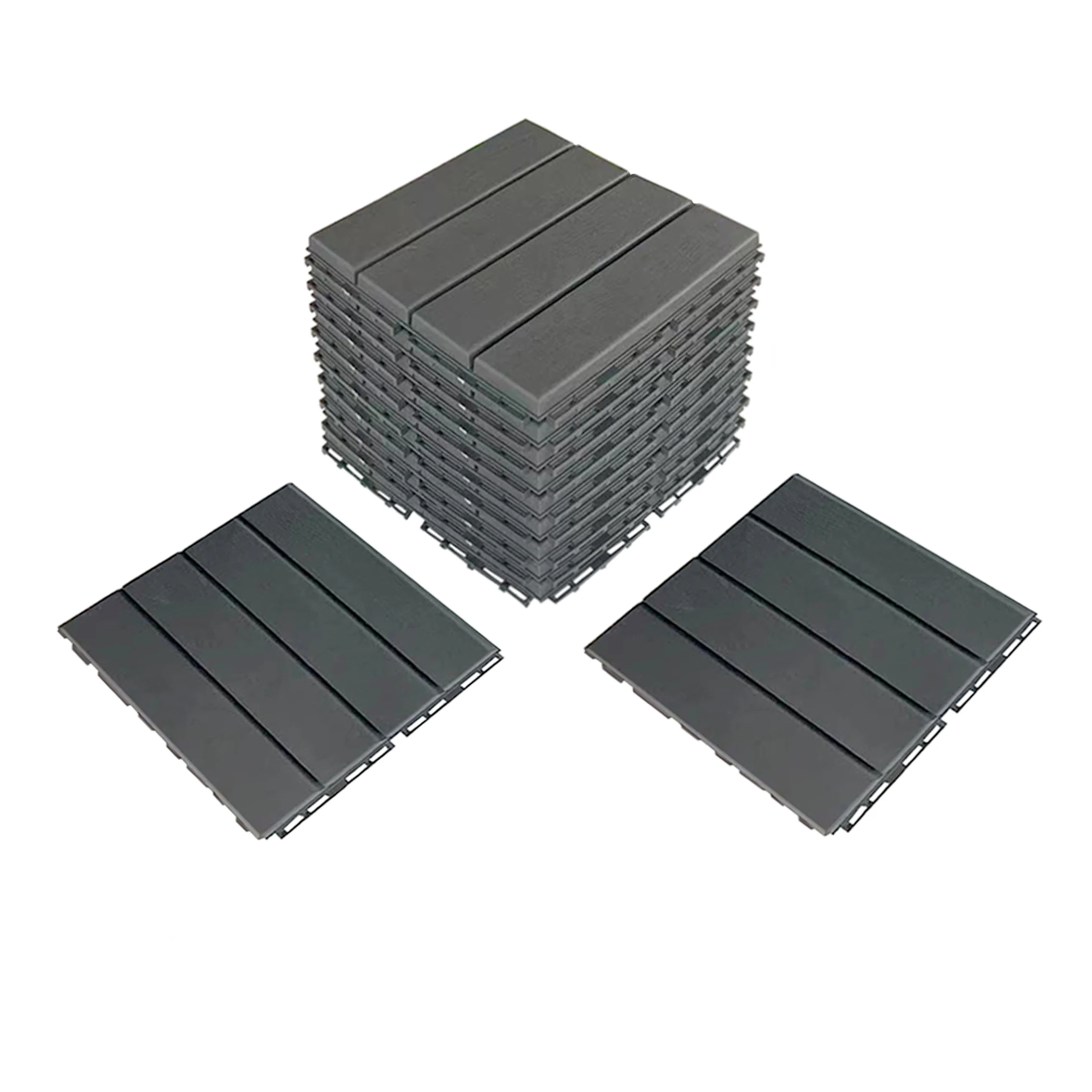 Hot selling  anti-slip interlocking outdoor patio deck tiles
