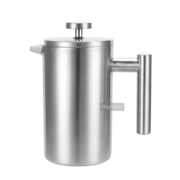 Highwin Stainless Steel French Coffee Press Stainless Steel Coffee French Press