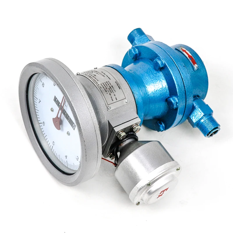 High temperature bunker oil oval gear flow meter dn 80