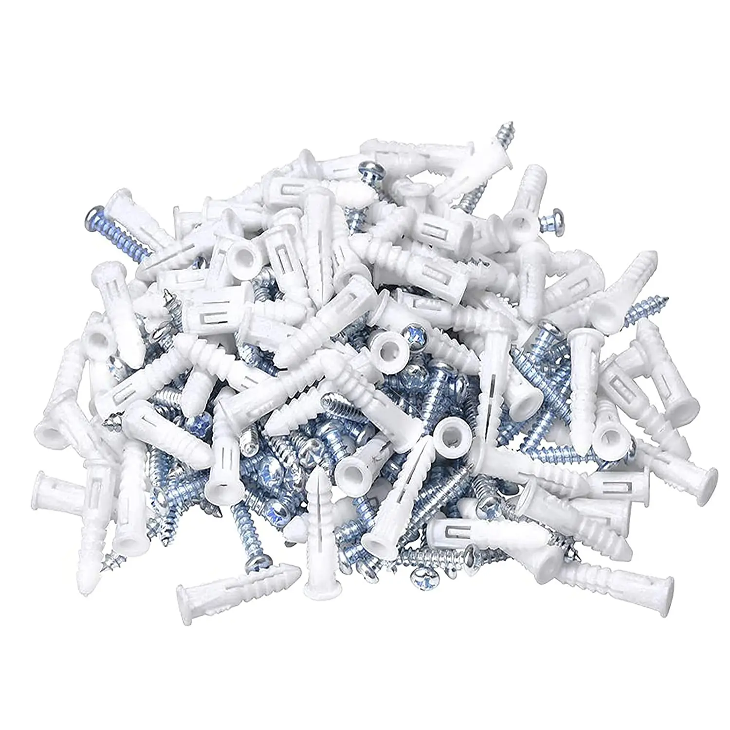 Plastic Anchor Wall Plug Fixing PE/PP Material Expand Plugs Anchors With Screws