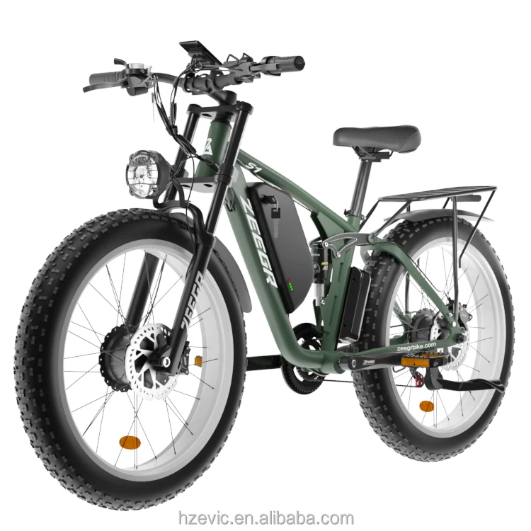 Factory Made 48V 22.4AH 2000W Dual Motor Ebike Zeegr Fat Tire Electric Bicycle Mountain Electric Bike