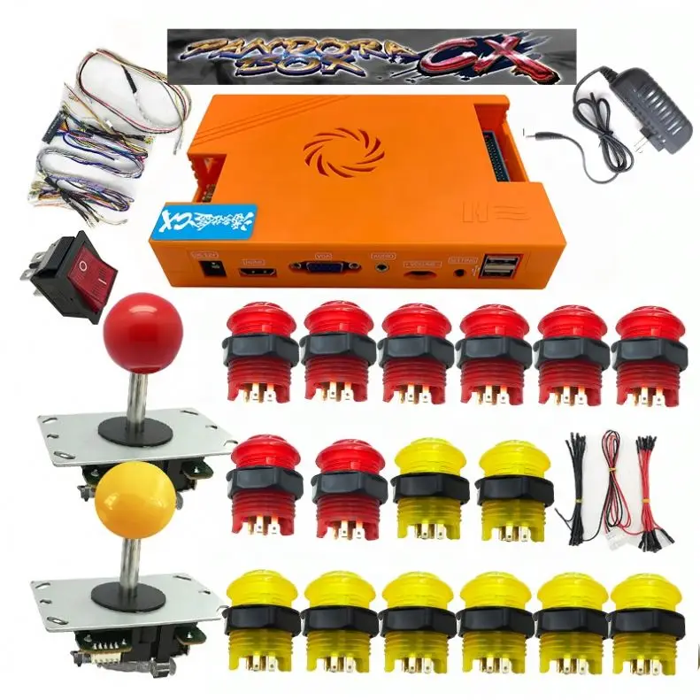 Аркадная игра raspberry pi джойстик аркадный шкаф комплект arcad 2 игроков управления аркадой diy kit/diy комплект/аркадный