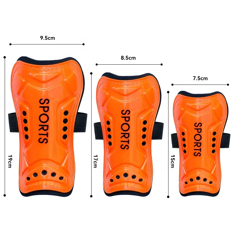 Wholesale Lightweight And Breathable Soccer Shin Guards With Adjustable Elastic Straps For Kids Youth Adults