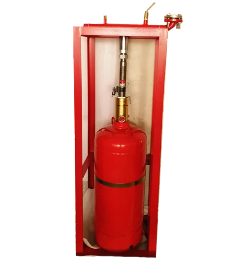 70L Red Cylinder Fm 200 Fire Suppression System Total Flooding Clean Agent Extinguishing