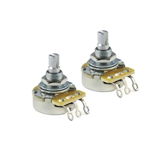 
 Оптовая продажа, регулятор громкости электрогитары, а/B500K250K, значение сопротивления, алюминиевый потенциометр вала CTS  