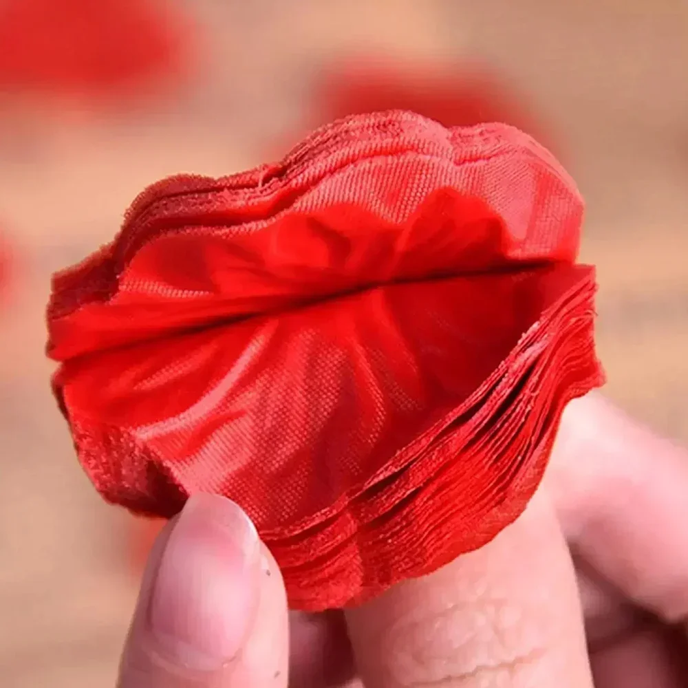 100Pcs Artificial Rose Petals Colorful Simulation Silk Rose Petal For Valentines Day Wedding Party