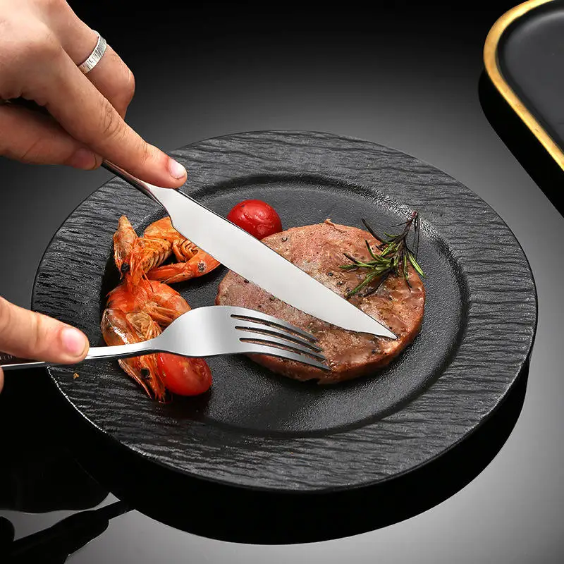 Hot Selling Stainless Steel Tableware Set Silver Tableware Knives Forks Spoons Party And Wedding Utensils Set