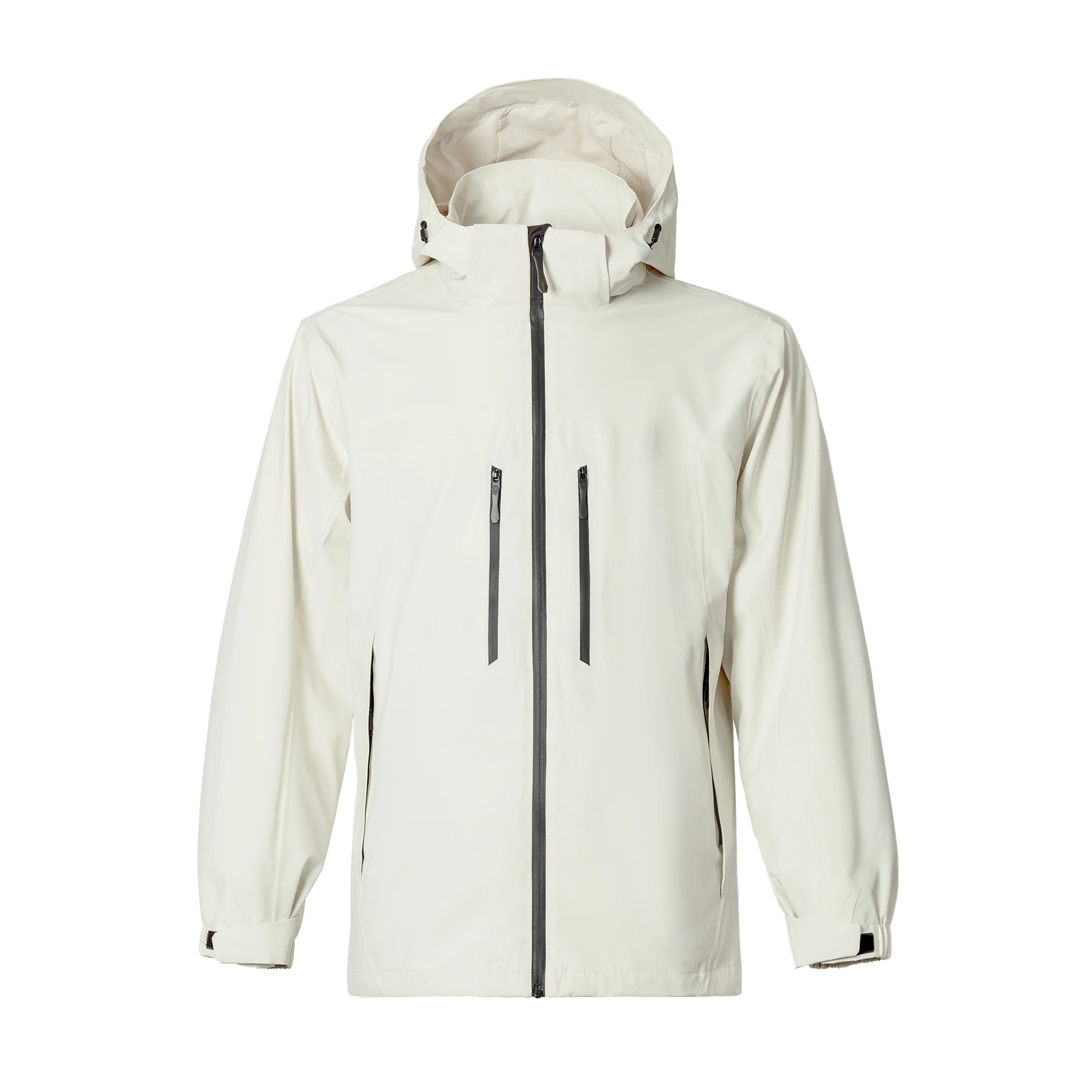 Ultralight 100% Polyester Hardshell Jacket for Men Waterproof Windproof Casual Interchange Outdoor Jacket Zipper Closure Unisex
