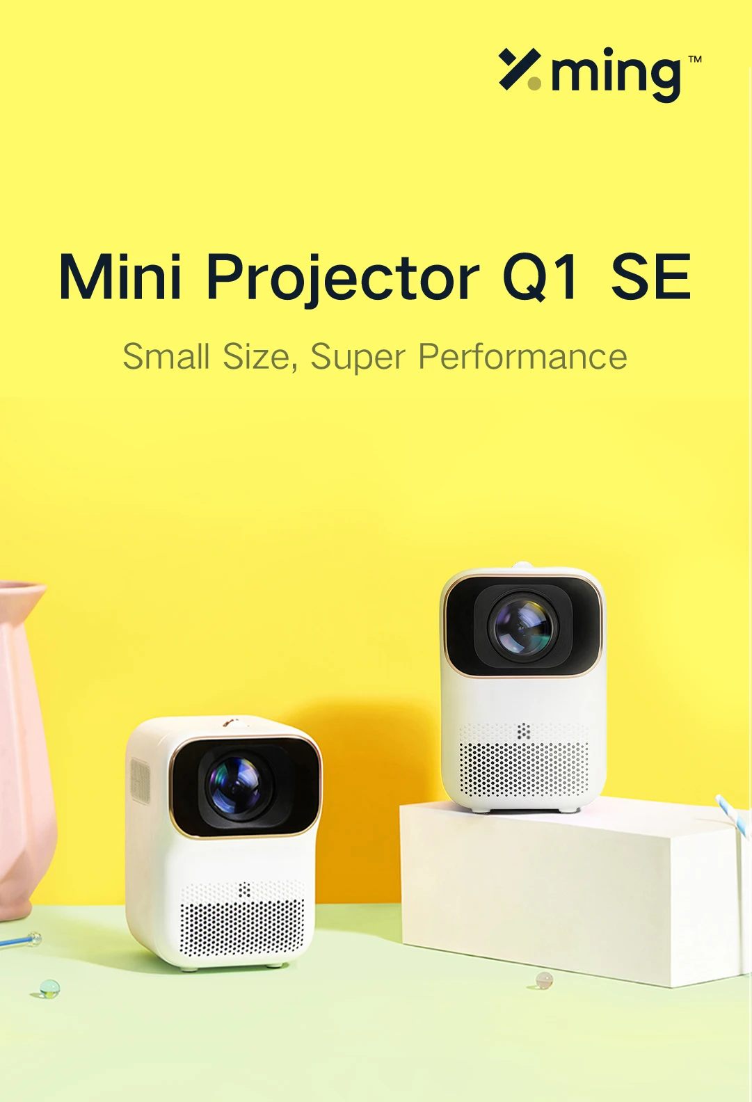[Wupro x Formovie] Portable DLP Projector Q1 SE mini protector Led Projector