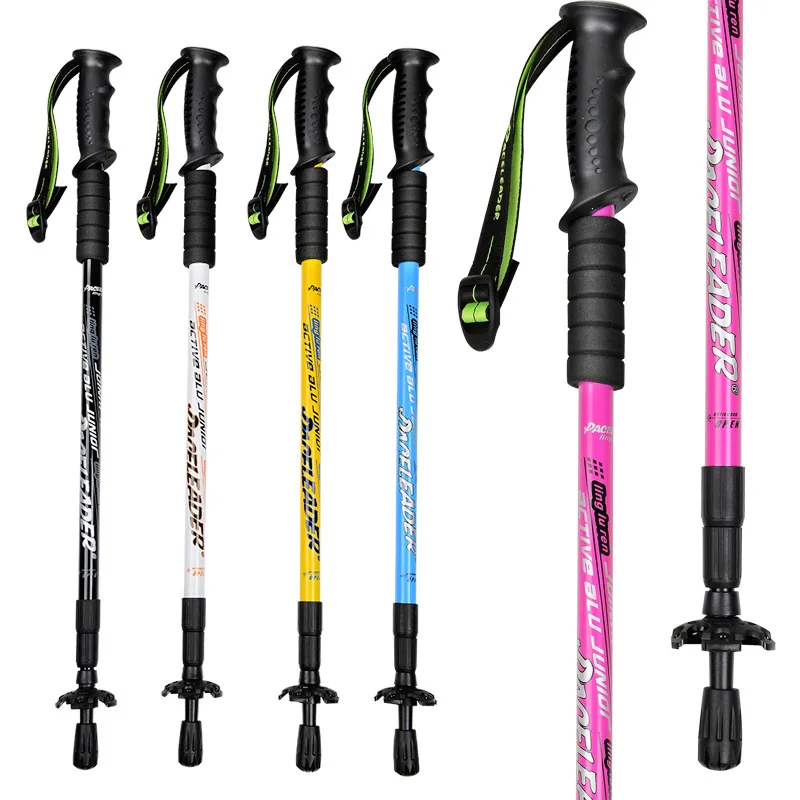 Super Quality Telescopic Trekking Poles Telescopic Camping Outdoor Equipment Walking Stick  Walking Cane