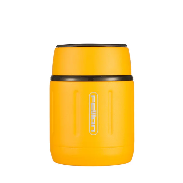 FEIJIAN Thermal  Lunch Box Office Outdoor Food Thermos 500ML Portable Stainless Steel Food Soup Containers Vacuum Flasks