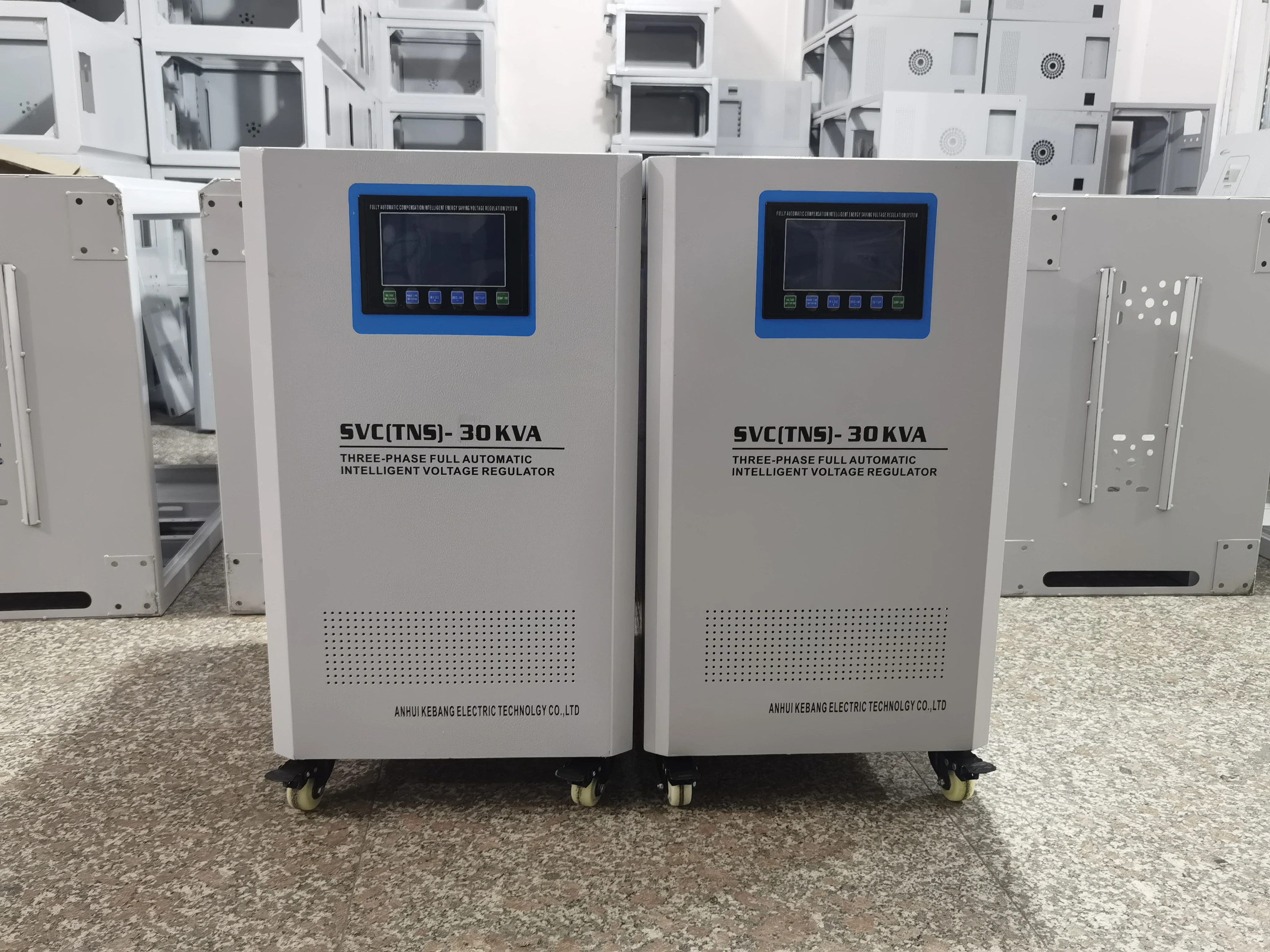 Three Phase Tns-9kva 15kva 30kva 50kva Automatic Power Voltage Regulator Stabilizer  Voltage Regulator