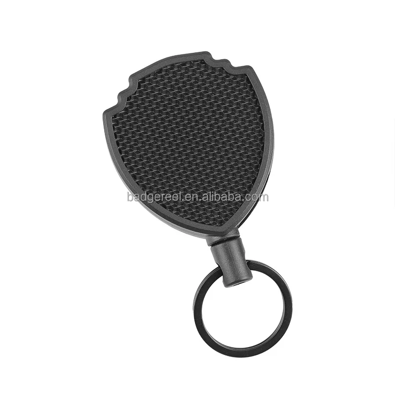 Heavy Duty Carabiner Retractable Keychain Antitheft Outdoor Yoyo Reel Clip Key Ring Robbery Protection Badge Holder