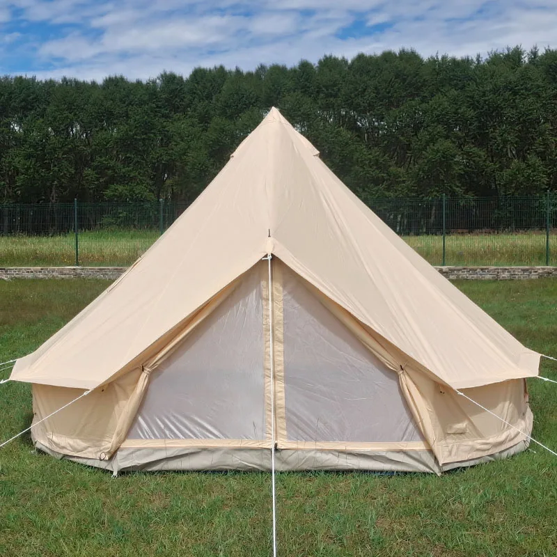 Походная Арабская семейная палатка canvascamp 3 м 4 5 6 7 хлопковая парусиновая палатка-колокольчик Для глазков