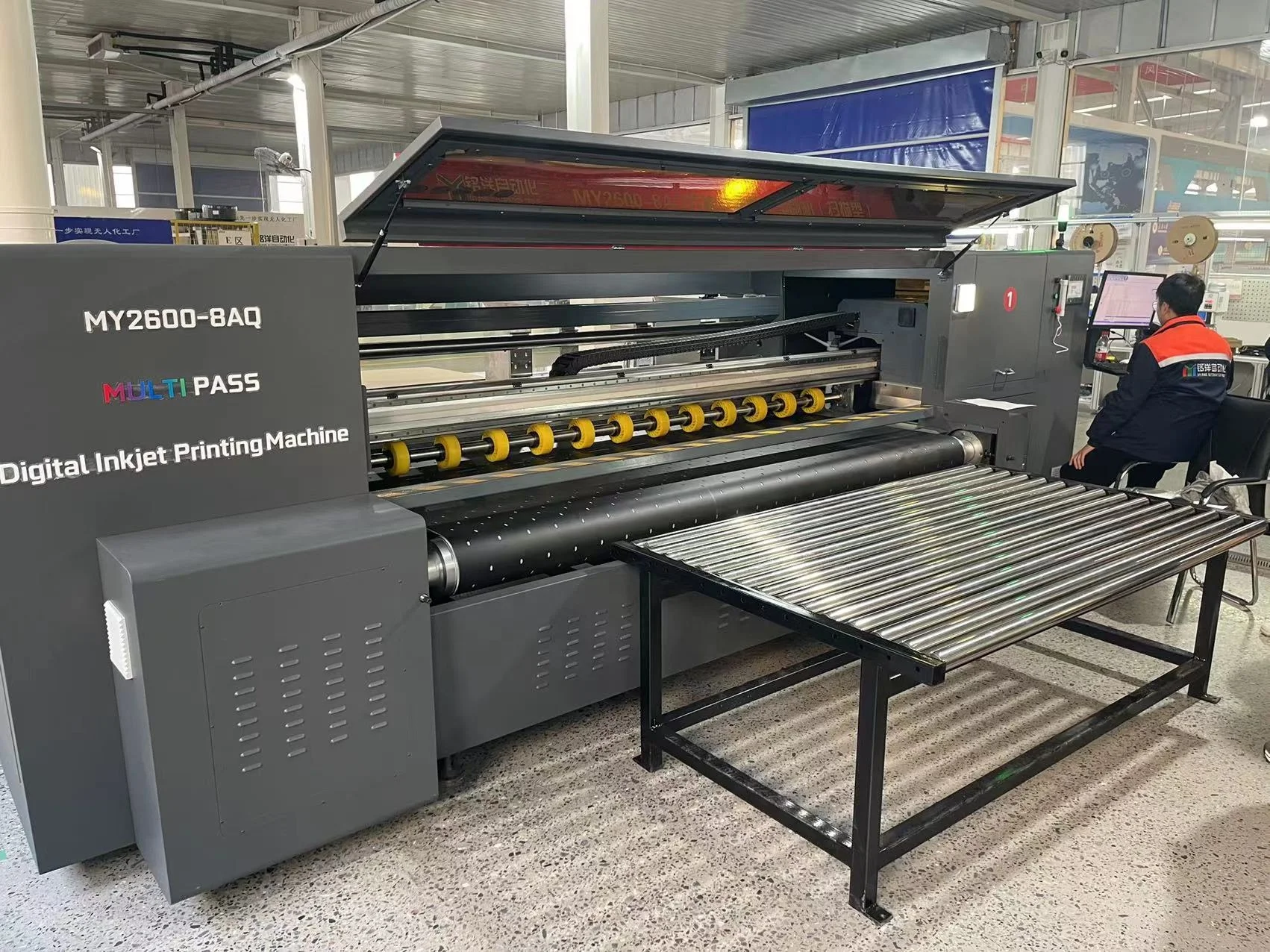 Scaning digital printing machine corrugated box inkjet printer